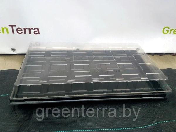 Прозрачная крышка на кассету для рассады