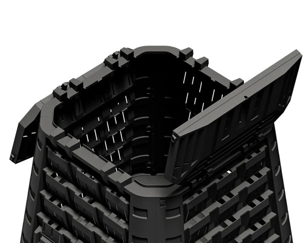 Компостер Evogreen Vario на 750 литров чёрный [IKEL750C-S411]