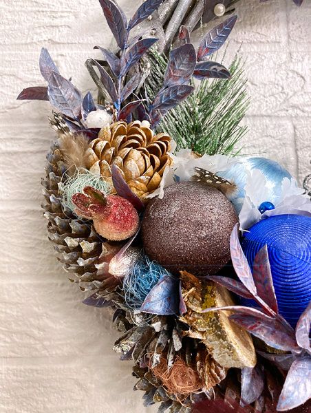 Рождественский венок "Прованс"