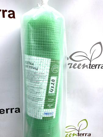 Сетка от птиц яч. 7х7мм, размер 4х20 м