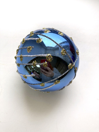 Шар пластиковый декорированный