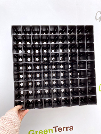 Кассета для рассады 81 ячейку (Плантек), 85мл 