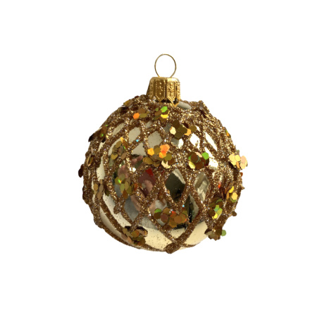 Шар пластиковый декорированный