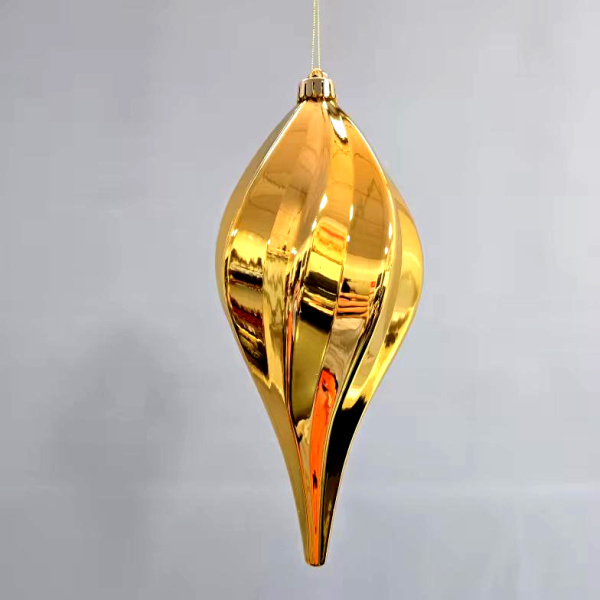 Украшение елочное "Сосулька" 60см золотой [HL202514]