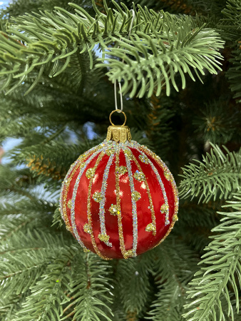 Шар пластиковый декорированный