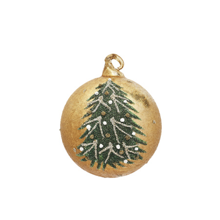 Шар елочный стекл. [63388]