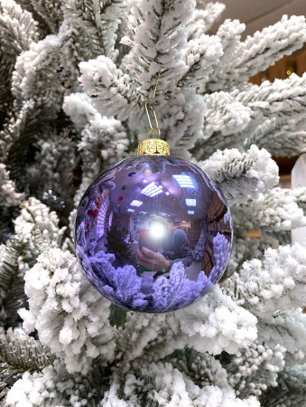 Шары пластиковые, фиолетовый глянец Шары пластиковые, фиолетовый глянец