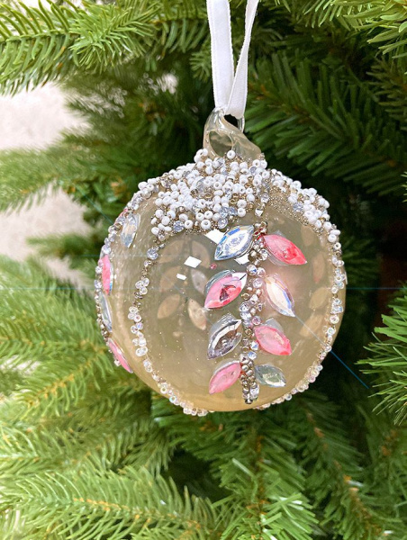 Шар елочный стекл. [63766]