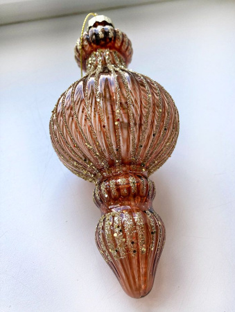 Игрушка елочная стекл. [0093-8]