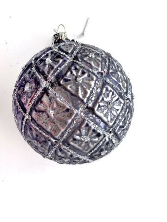 Шар елочный стекл. [0202-5]