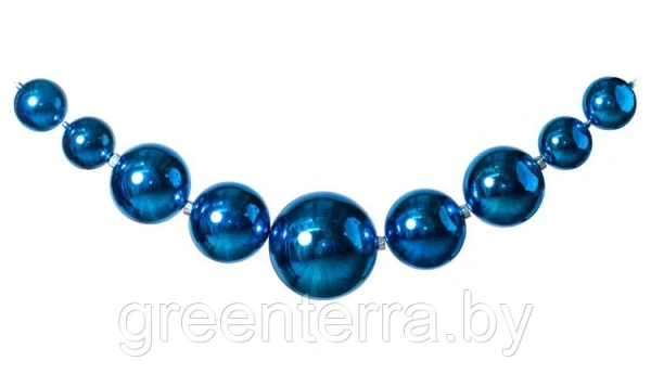 Украшение для больших ёлок "Бусы из шаров" 10, 15, 20см