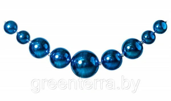 Украшение для больших ёлок "Бусы из шаров" 10, 15, 20см Украшение для больших ёлок "Бусы из шаров" 10, 15, 20см