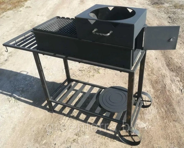 Кованый мангал (барбекю, очаг) "Брюссель"