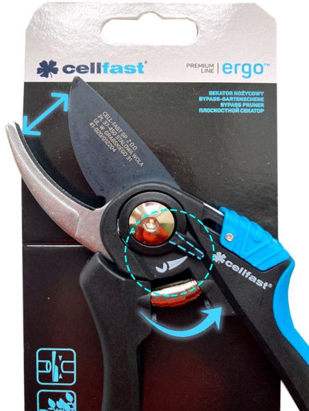Секатор Cellfast ERGO с регулировкой радиуса