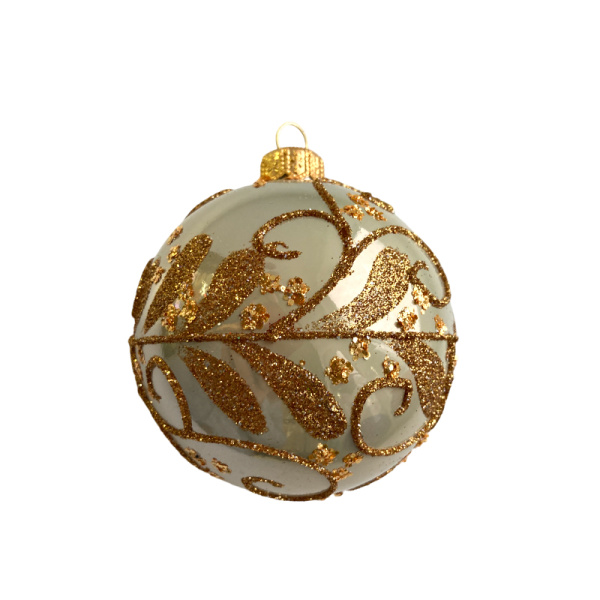 Набор шаров пластик. декор №4 разные цвета, 6см / 8см / 10см Шар пластиковый декорированный