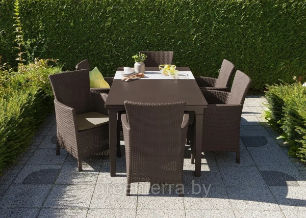 Кресло из искусственного ротанга KETER Montana (IOWA), коричневый [215520]