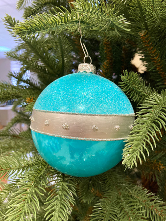 Шар пластиковый декорированный