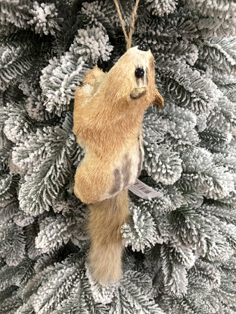 Украшение елочное Белка 9x7x35см [67578]