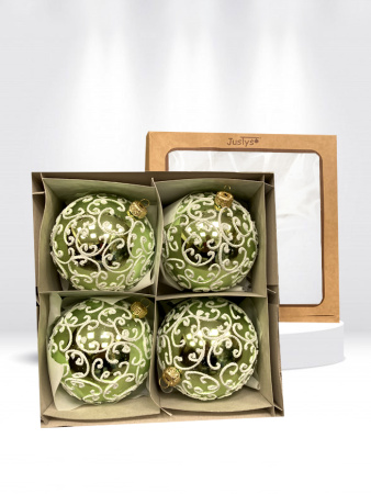 Шар пластиковый декорированный