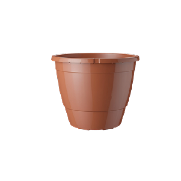 Кашпо подвесное с дренажной вставкой, терра, ø 27см, высота 20.4см, объём 7л. [IK-7]