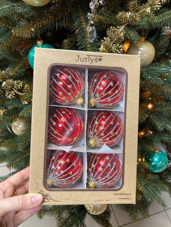 Шар пластиковый декорированный