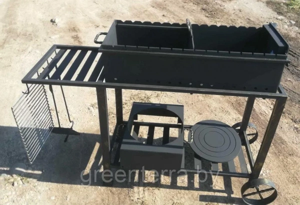 Кованый мангал (барбекю, очаг) "Брюссель"