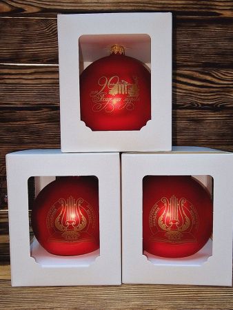 Шары елочные пластиковые для нанесения логотипа