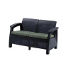Диван CORFU LOVE SEAT, графит [223233]