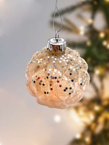 Шар елочный стекл. [0209-8]