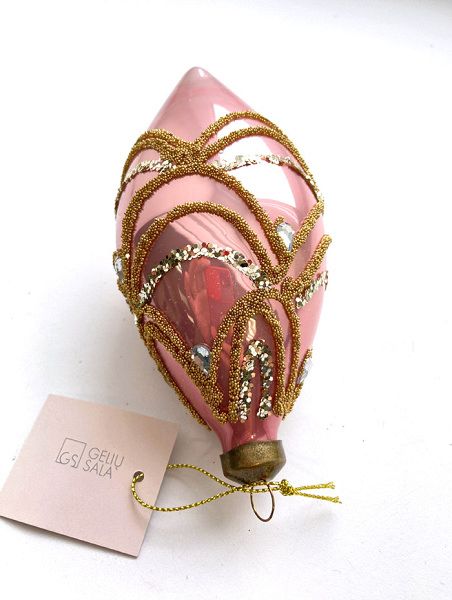 Игрушка елочная стекл. [5010-2B]