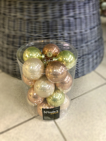 Набор шаров елочных стекл. Весенние Грезы 6см, 20 шт [2000174]