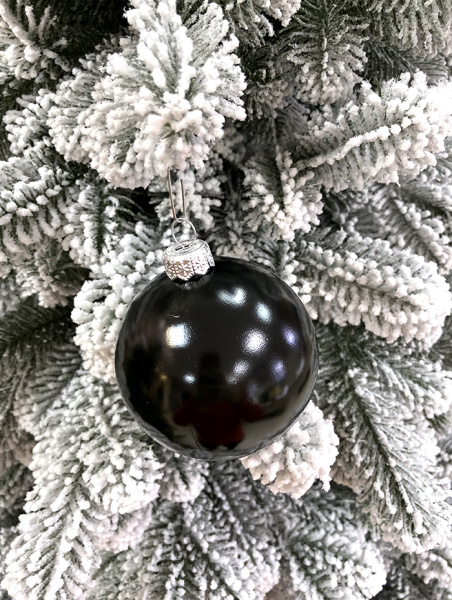 Шары пластиковые, чёрный глянец Шары пластиковые, чёрный