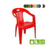 Пластиковый стул-кресло "Комфорт-1" [110-0031], красный