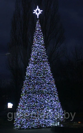 Верхушка-звезда из дюралайта, 100х100см, постоянного свечения с нитью Верхушка-звезда из дюралайта, 100х100см, постоянного свечения с нитью