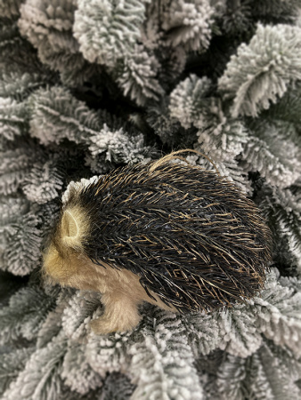 Украшение елочное Ежик 18см [63978]