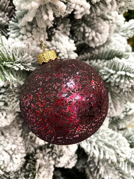 Шар елочный стекл. 8 см, [118]