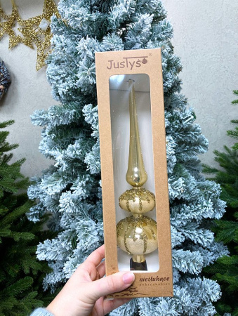 Верхушка на елку декорированная