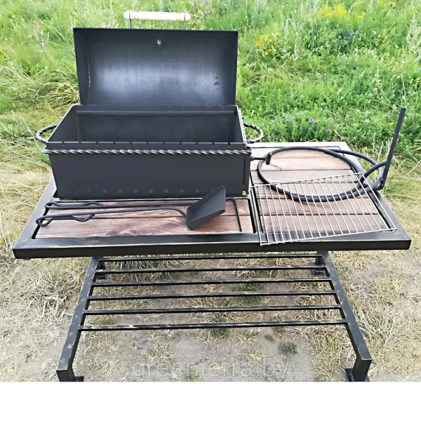 Кованый мангал (гриль, барбекю, очаг) "Рига"