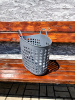 Корзина пластиковая Unibag (серая)