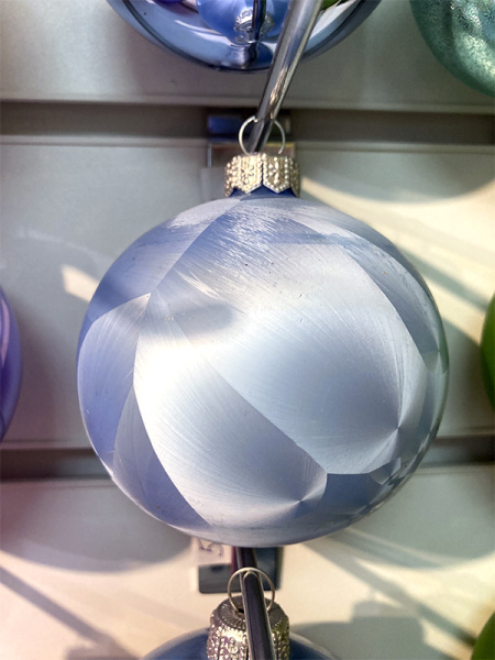 Шар елочный стекл. 8 см, [66]