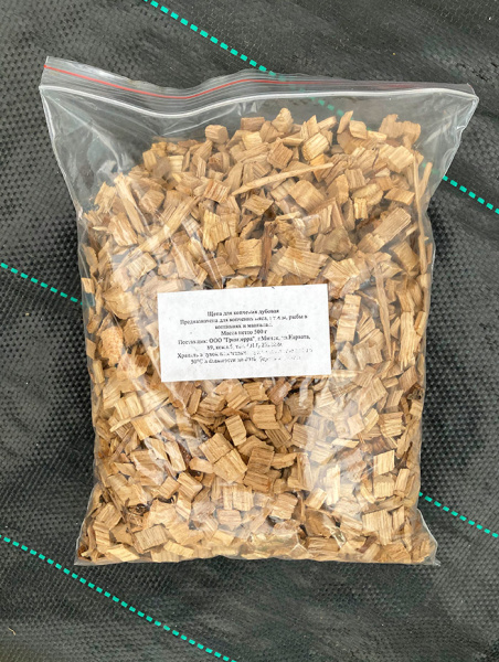 Щепа дубовая 3 дм3 (0.5 кг) Щепа дубовая 3 дм3 (0.5 кг)