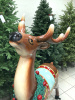 Новогодняя фигура для фотозоны "Новогодний олень"