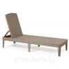 Лежак из искусственного ротанга Jaipur (box), капучино [235163]
