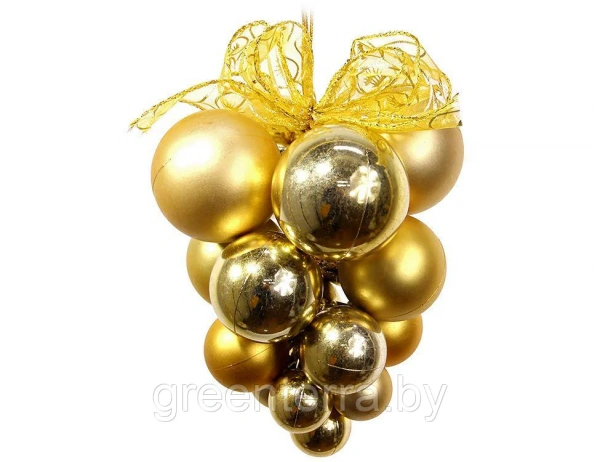 Украшение для больших ёлок "Гроздь из разных шаров" 50см и 60см Украшение для больших ёлок "Гроздь из разных шаров" 50см и 60см