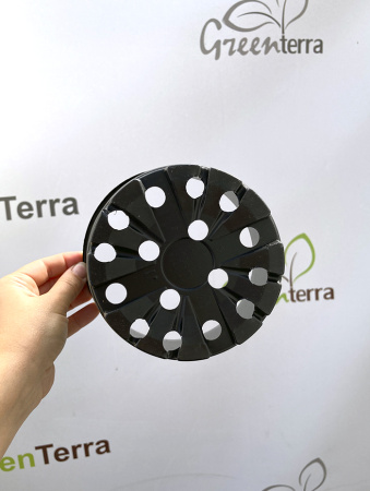 Горшок для рассады круглый формованный 1.8л, 15см, высота 13.5см