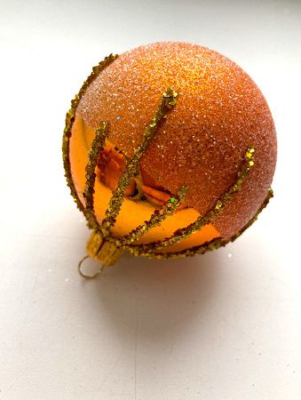 Набор шаров пластик. декор №10 разные цвета, 6см / 8см / 10см Шар пластиковый декорированный