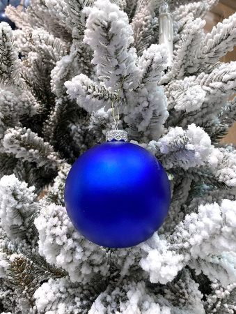 Шары пластиковые, синие мат. Шары пластиковые, матовые синие