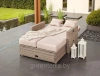 Диван-кровать уличный трансформер 3 В 1 "BAHIA", капучино [429106]