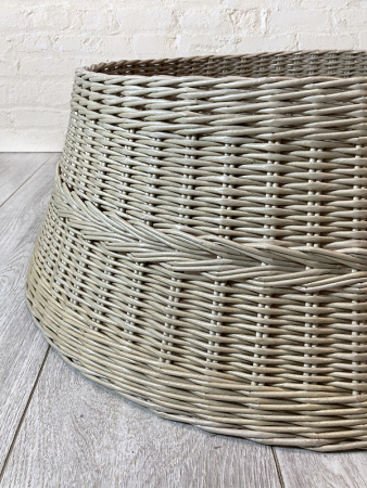 Корзина 65см плетёная под ёлку, разные цвета