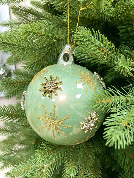 Шар елочный стекл. [59182]